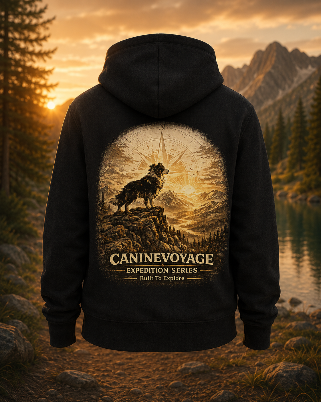 Summit Explorer Hoodie — Border Collie