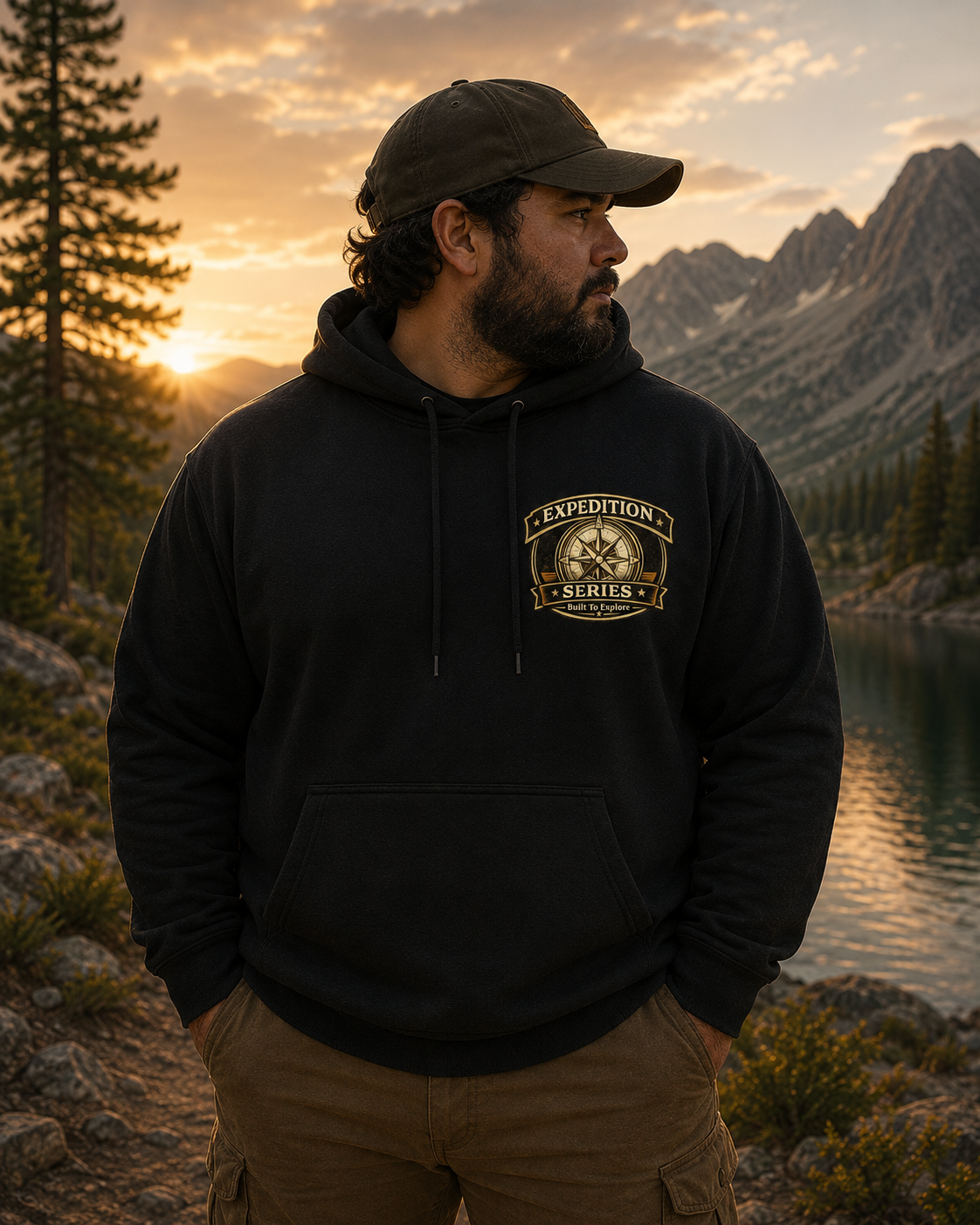 Summit Explorer Hoodie — Border Collie