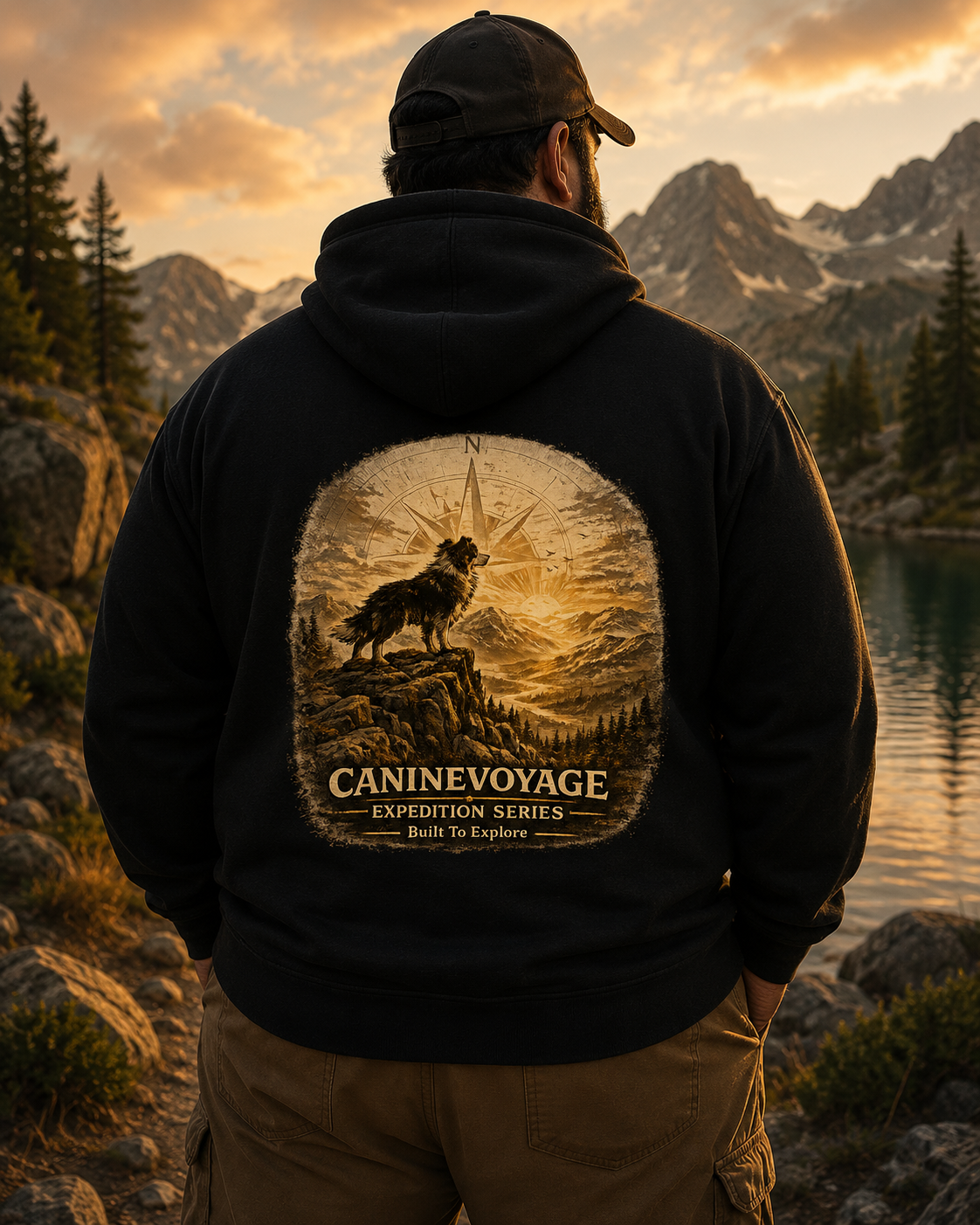 Summit Explorer Hoodie — Border Collie