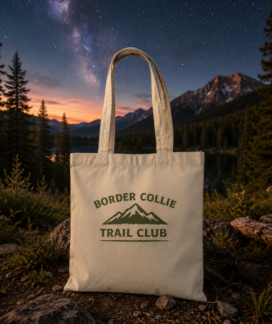 Trail Club Tote Bag — Border Collie